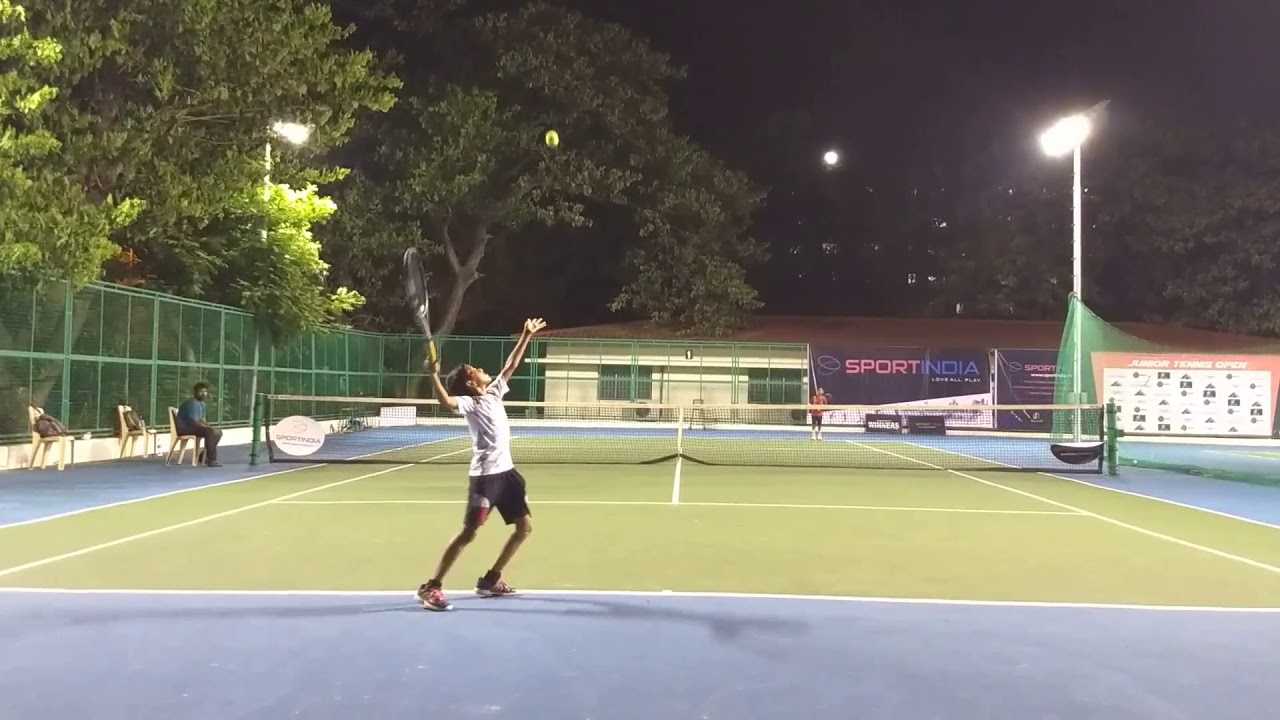 TENNIS Juniors Chennai KALYAN VS NIKHIL THAKUR YouTube