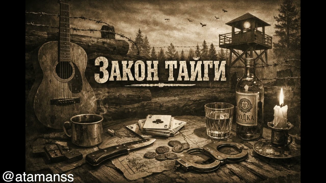 ЛАГЕРНЫЙ ШАНСОН  ,,ЗАКОН ТАЙГИ