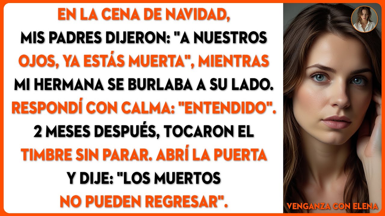 En la fiesta familiar, mis padres dijeron: 