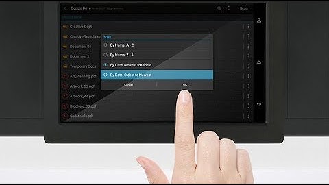 Lexmark Cloud Connector—Searching and sorting files