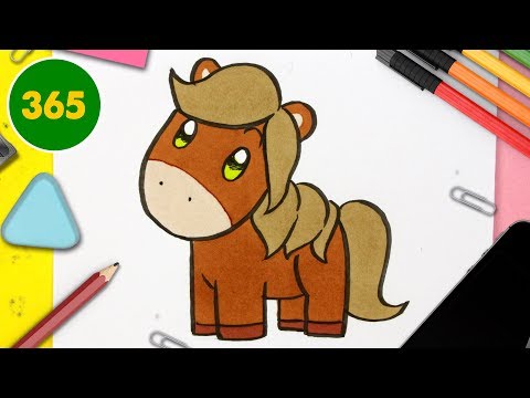 Vidéo: Comment Dessiner Un Poney étape Par étape