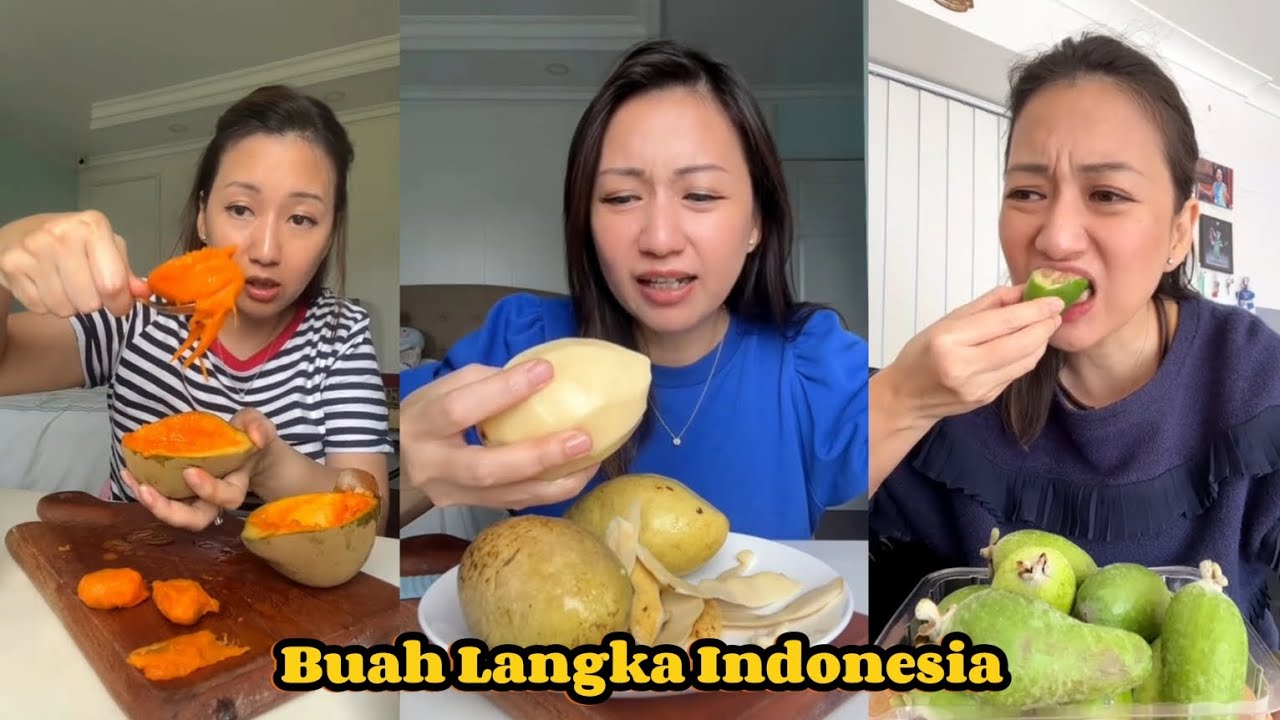 COBAIN BUAH YANG BENYEK BENYEK // BUAH LANGKA INDONESIA 🫐🥔🫒🍑