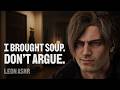 RE9 Leon ASMR M4A | I Brought Soup | Sick Day Comfort & Sleep