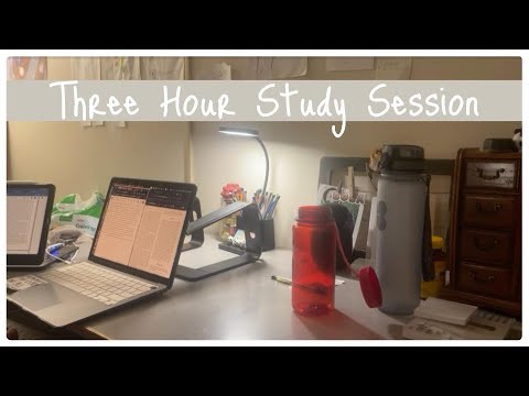 3 Hour Study With Me | 50/10 Pomodoro Timer | Background Rain by Keira Mei