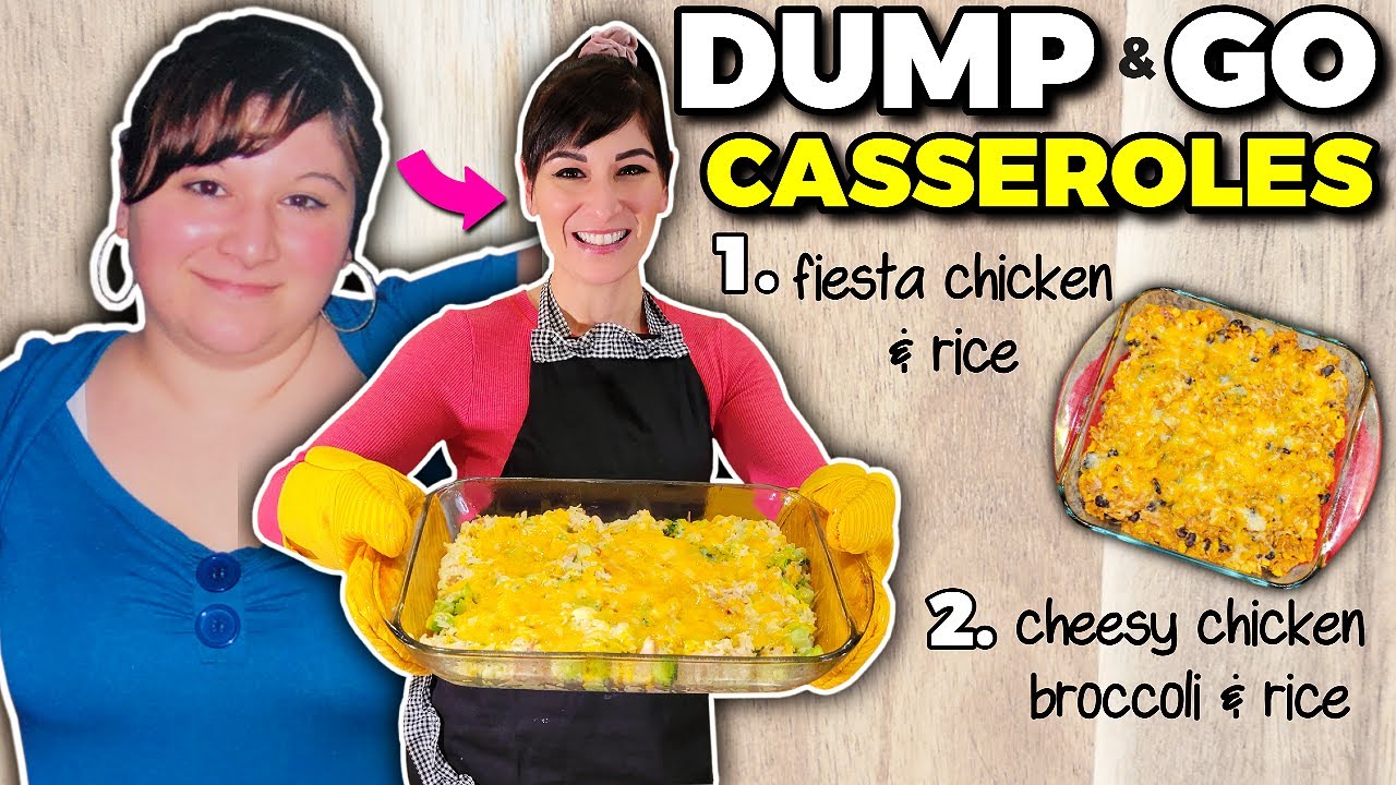 2 DUMP & GO ROTISSERIE CHICKEN CASSEROLES Quick & Budget Friendly