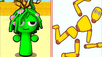 Sprunki Survival Vs Ragdoll Break - All Satisfying Max Levels Android ASMR Gameplay #13