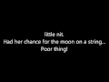 Sweeney Todd Poor Thing-Lyrics On Screen