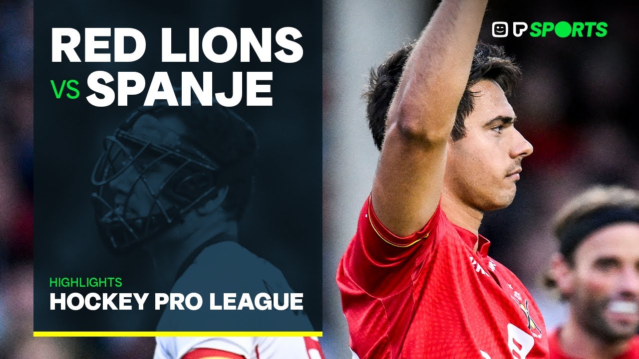 Een ruime zege voor de Red Lions - Samenvatting hockey: Red Lions