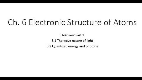 Ch  6 Overview Part 1 (6.1-6 2)