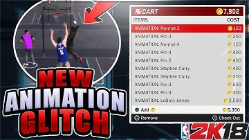 NBA 2K18 NEW ANIMATION GLITCH AFTER PATCH 7 • UNLOCK ANY ANIMATION ON ANY ARCHETYPE