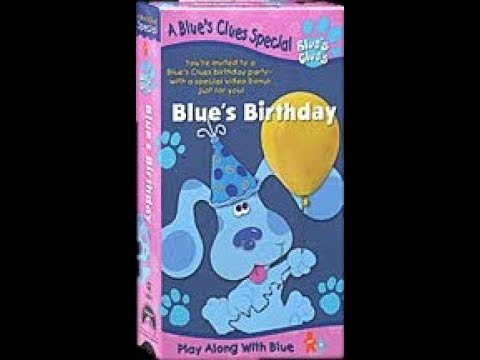 Opening to Blue's Clues: Blue's Birthday 1998 VHS