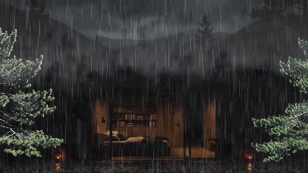 Deep Forest Rainstorm | Nature Sounds to Fall Asleep Fast and Sleep Better