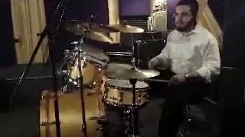 Chesky Schwartz Jamming in studio amazing drummer ...