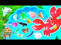 Sea Animal Names | Kids Learn with Toys: Crab Japanese Spider Crab Shark Halloween Crab Blobfish