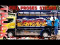 Full Proses Wrapping Dan Pasang Cutting Sticker Truck Canter Kabin Dan Bak || KPPS CHAPTER OKU TIMUR