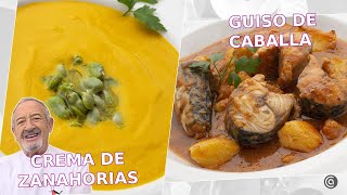 CREMA de ZANAHORIA y GUISO de CABALLA con Karlos Arguiñano // Cocina Abierta