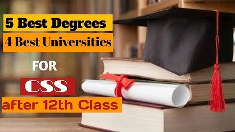 Which degree is best for CSS| CSS guide| Best degree after 12th class| Future in Pakistan