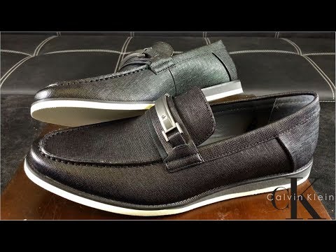 calvin klein loafers mens