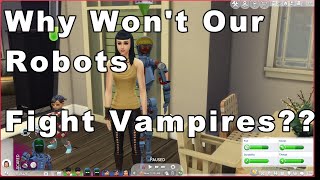 Our Sims Tried To Turn Robots Evil | Sims 4