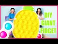 HOW TO MAKE DIY GIANT FIDGET TOY POP IT! PINEAPPLE POP IT