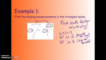 Using Scale Factor to find Missing Measurements