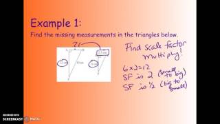 Using Scale Factor to find Missing Measurements