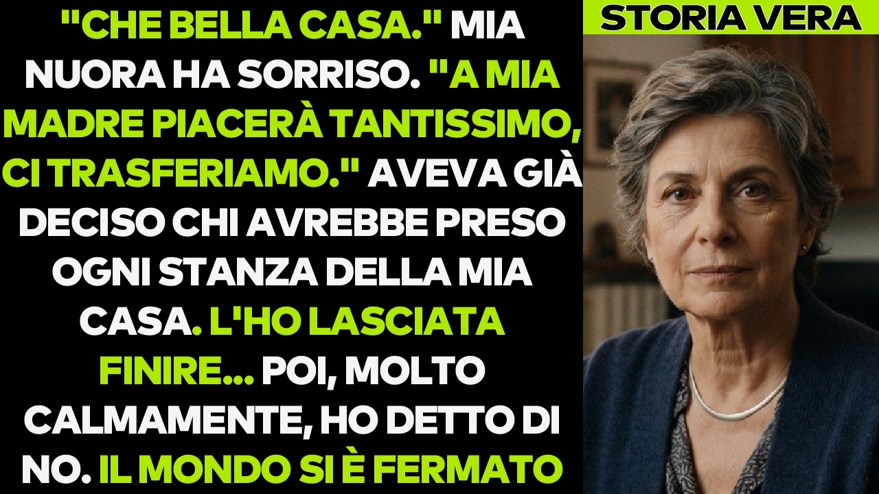 Mia nuora è entrata in casa mia con un metro in mano e ha iniziato a misurare le stanze, dicendo che sua madre si sarebbe trasferita lì. Non mi ha chiesto nulla, ha solo deciso. Quando ho detto...