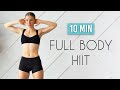 10 min NO JUMPING HIIT (Apartment Friendly, Full Body Fat Burn)