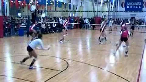 Courtney Smith #11  Middle - WVBA 16 @SoCal Jr Qua...