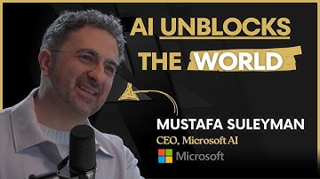 Microsoft AI CEO, Mustafa Suleyman on Building the Future of AI