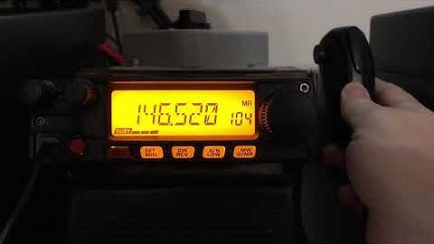 Chasing a VHF SOTA station with my Yaesu FT-2980