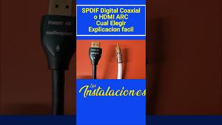 Cómo conectar un televisor a un receptor de sonido | COAXIAL DIGITAL AUDIO vs HDMI ARC AUDIO
