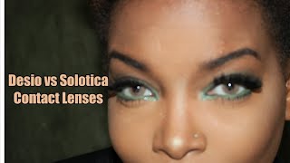 Solotica vs Desio Contact lenses