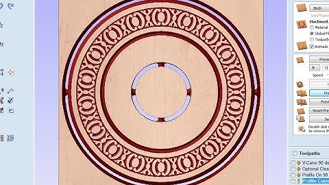 File thiết kế sẵn CNC Đồng Hồ Babylon Aspire 9.5 Cắt Phay CNC + Download