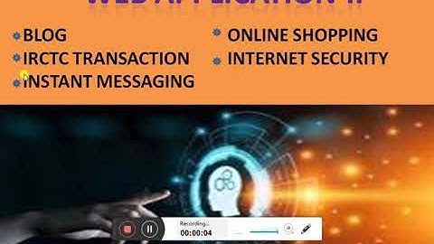 Class 10 cbse | Web application part-2 | Blog, e-shopping, instant messaging