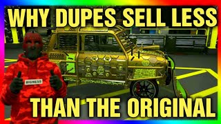 Why Duplications Sell Less Than The Original - Full Condensed Tutorial GTA Online