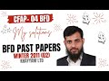 ICAP | BFD PAST PAPER SOLUTONS BY SIR ABDUL AZEEM - WINTER 2011 (Q2) - KHAYYAM LIMITED