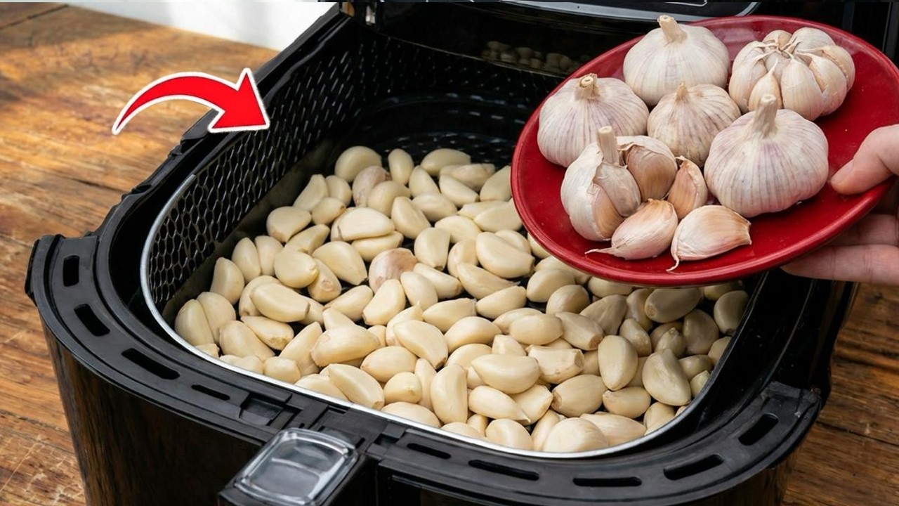Exploding Mini Garlic Stop Peeling Garlic One by One — 4 lbs in 2 Minutes Annie Tips - YouTube