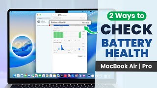 How to Check MacBook battery health! [macOS 26]