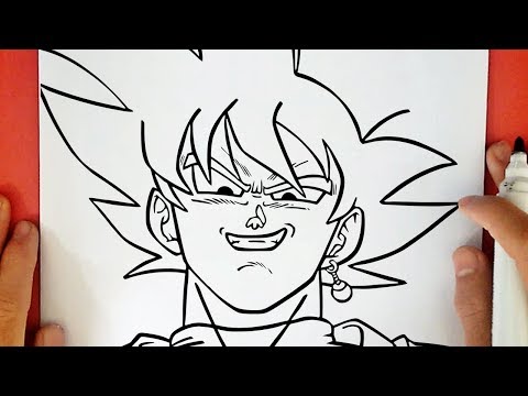 pic Black Goku Disegno Facile comment dessiner black goku youtube