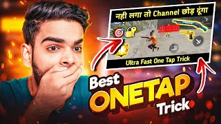 Best OneTap Tricks ( Roast Video ) 😈 FIRST TIME ON YOUTUBE ⚠️ | OneTap Tricks Free Fire 🔥