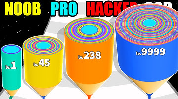 NOOB vs PRO vs HACKER vs GOD Wrapper Runner