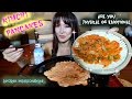 KIMCHI PANCAKES • Mukbang & Recipe (김치전kimchijeon)