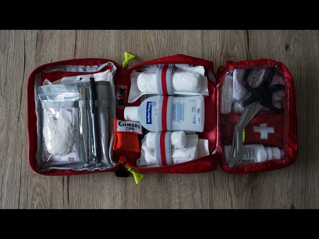 Erste-Hilfe-Tasche, gefüllt