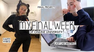 MY LAST FULL WEEK OF ONLINE UNIVERSITY | STUDENT & HOME VLOG