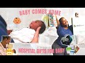 BRINGING BABY HOME FROM HOSPITAL 2021 || FIRST DAY HOME WITH BABY VLOG