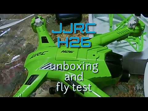 JJRC H26D - Drone quadcopter unboxing and fly test