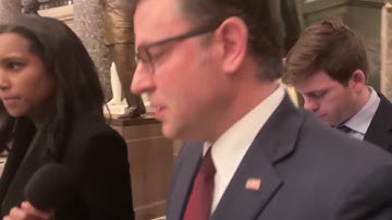 Mike Johnson responds to Donald Trump