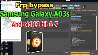 FRP Bypass Google Account Lock Samsung Galaxy A03s android 13 with UnlockTool