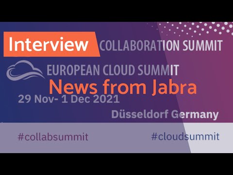 European Collab Summit December 2021 : Product News at Jabra Booth